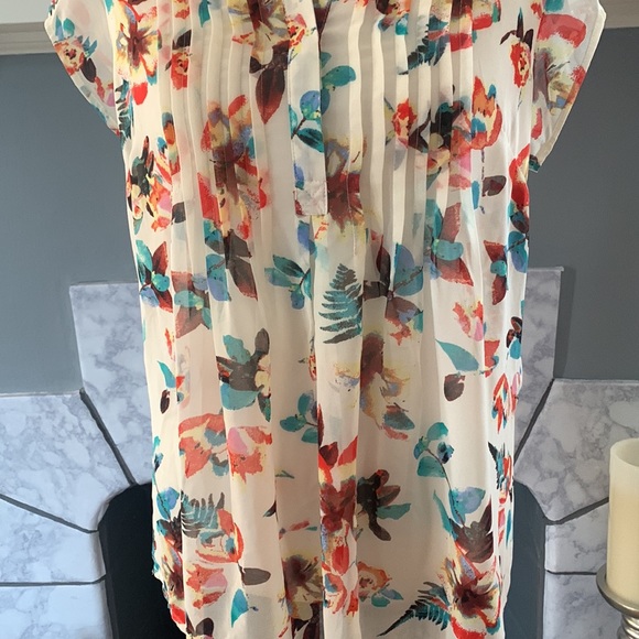 Daniel Rainn Sheer Floral Shirt - Picture 5 of 8